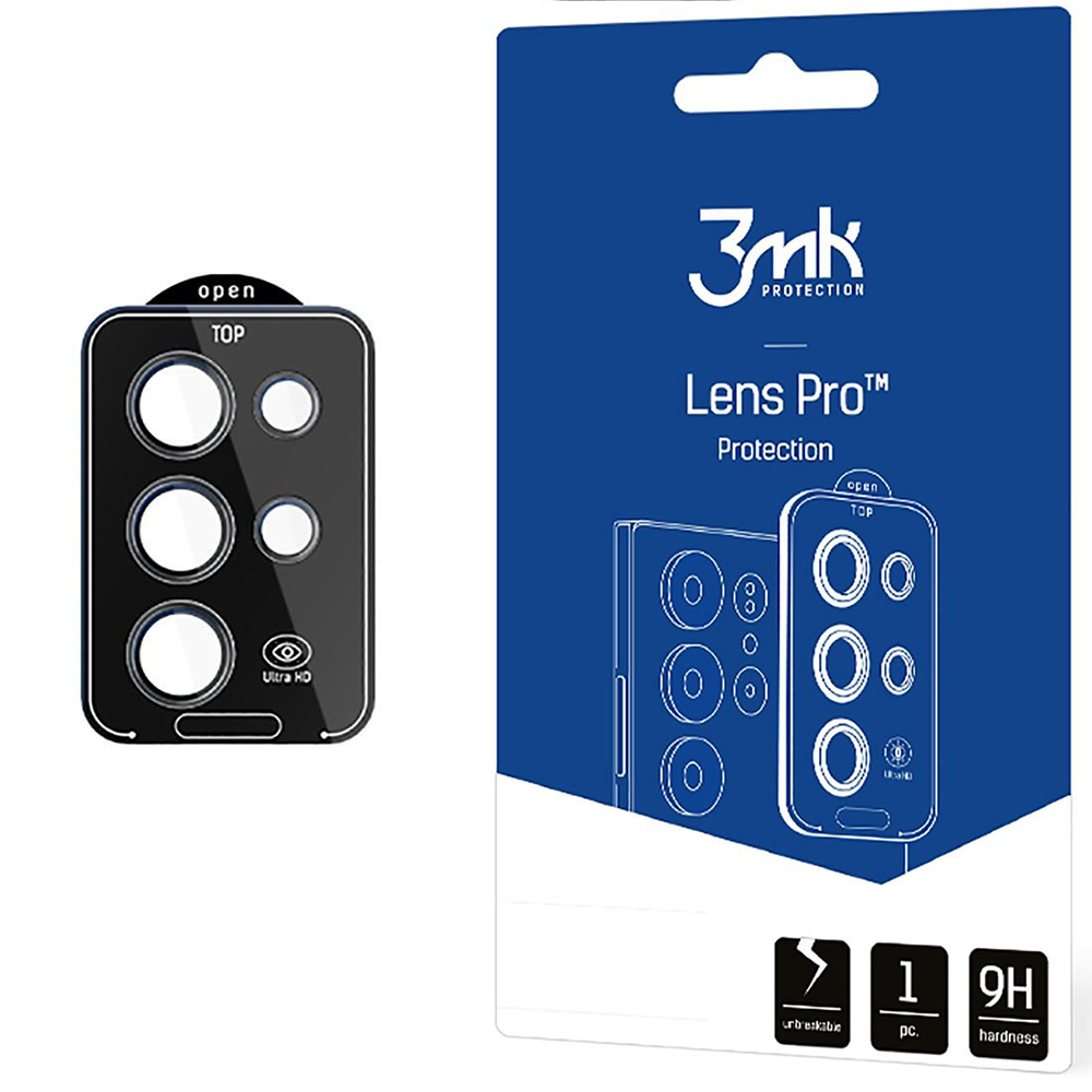 Osłona na aparat 3mk Lens Protection Pro 1 zestaw Samsung Galaxy S25 Ultra, przezroczysta